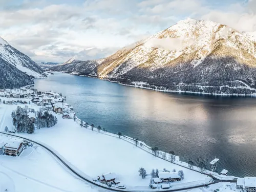 Winterpanorama am Achensee